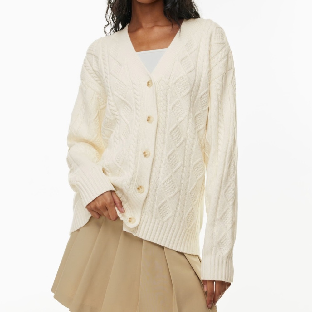 Sunday Best White Lamora Cardigan